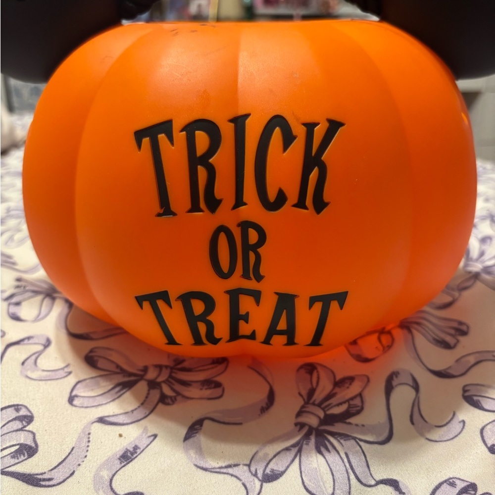 Disney Orange Pumpkin with Mickey Ears - Picture 2 of 7